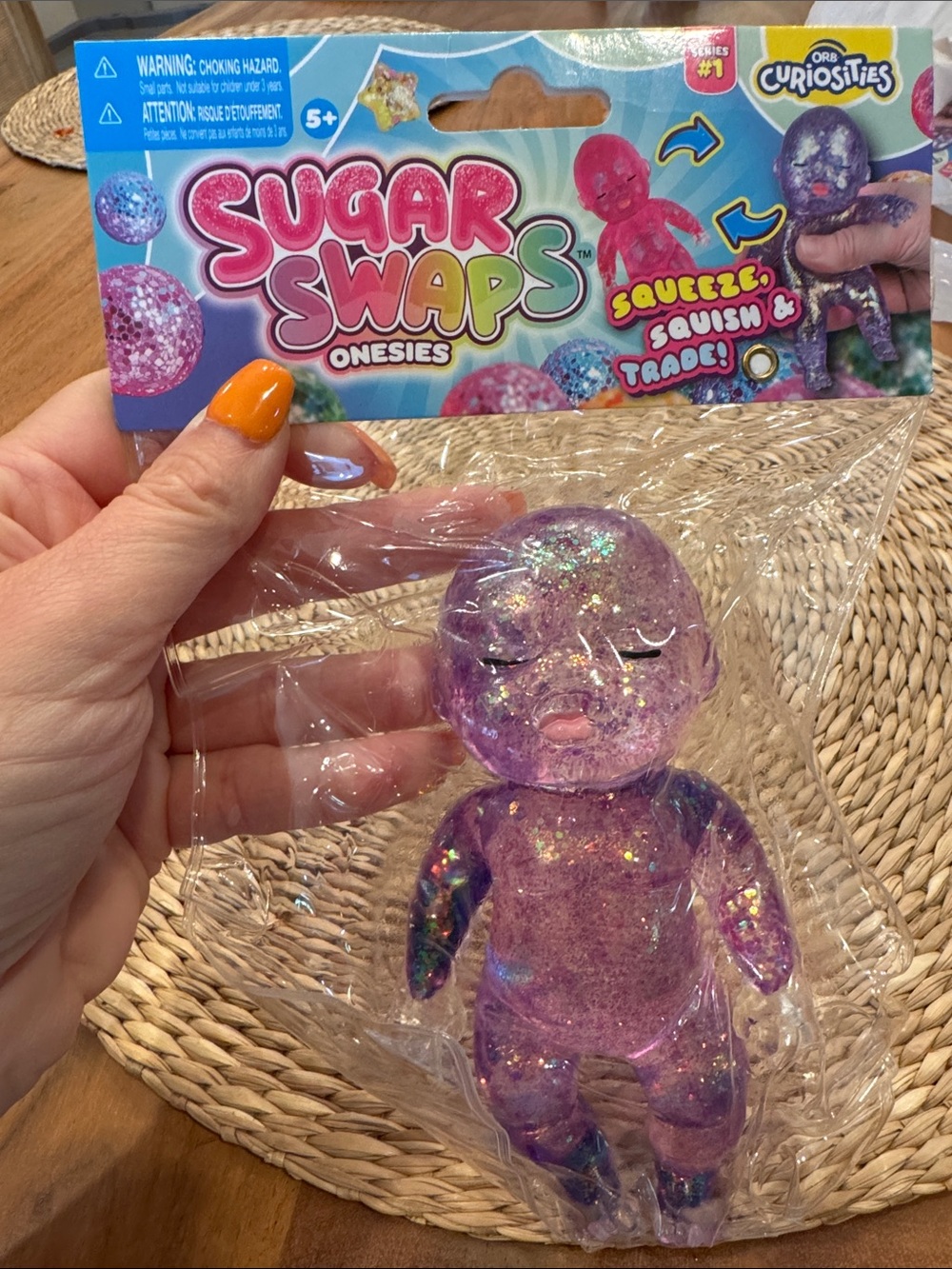 Sugar Swaps Onesies Orb Curiosities, Purple Glitter